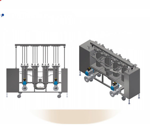 Separatore di ferro semiautomatico permanente