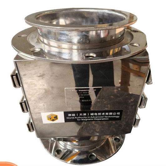 Magnetico separatore a griglia verticale / orizzontale a prova di esplosione e ad alta temperatura in acciaio inossidabile di grado alimentare 304