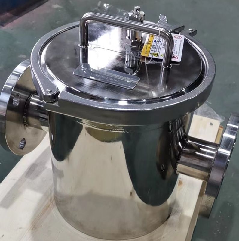 Tipo di tubo liquido separatore a magnete permanente Macchina di separazione del ferro 304SS 316SS Ti Shell