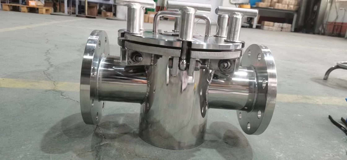 Tipo di tubo liquido separatore a magnete permanente Macchina di separazione del ferro 304SS 316SS Ti Shell