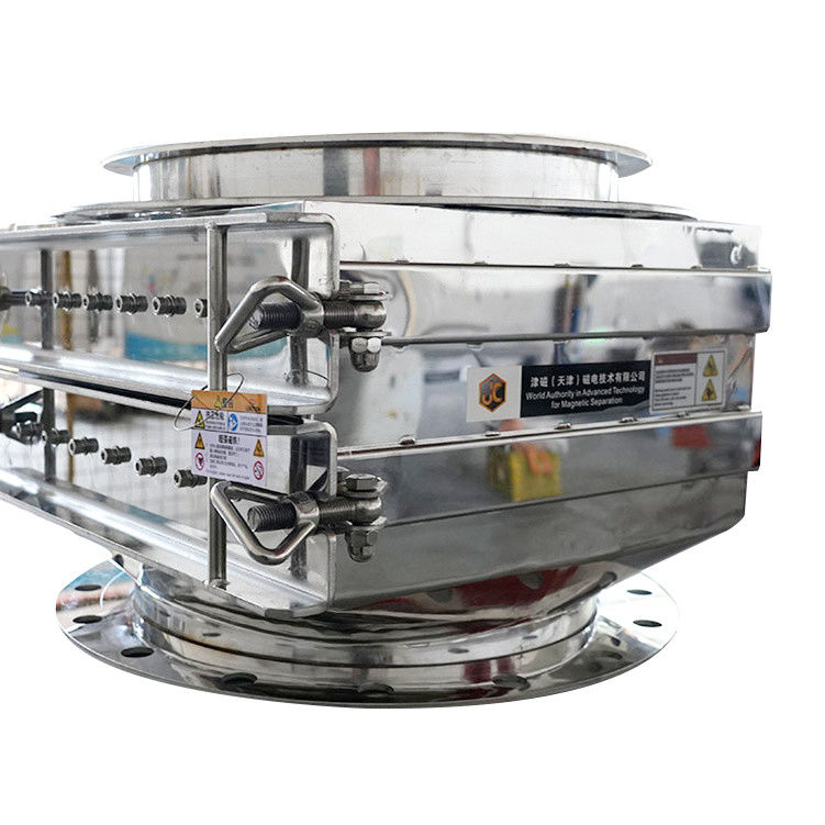 10,000 Gauss Separatore Magnetico ad Alta Intensità Sortimento del minerale di ferro / rottami metallici / quarzo Tipo asciutto e bagnato Personalizzabile