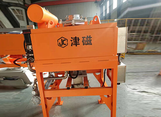 Rimuotore di ferro elettromagnetico auto-pulitore con scarica automatica di ferro e forza del campo magnetico 1200-16000G per un'efficiente rimozione del ferro